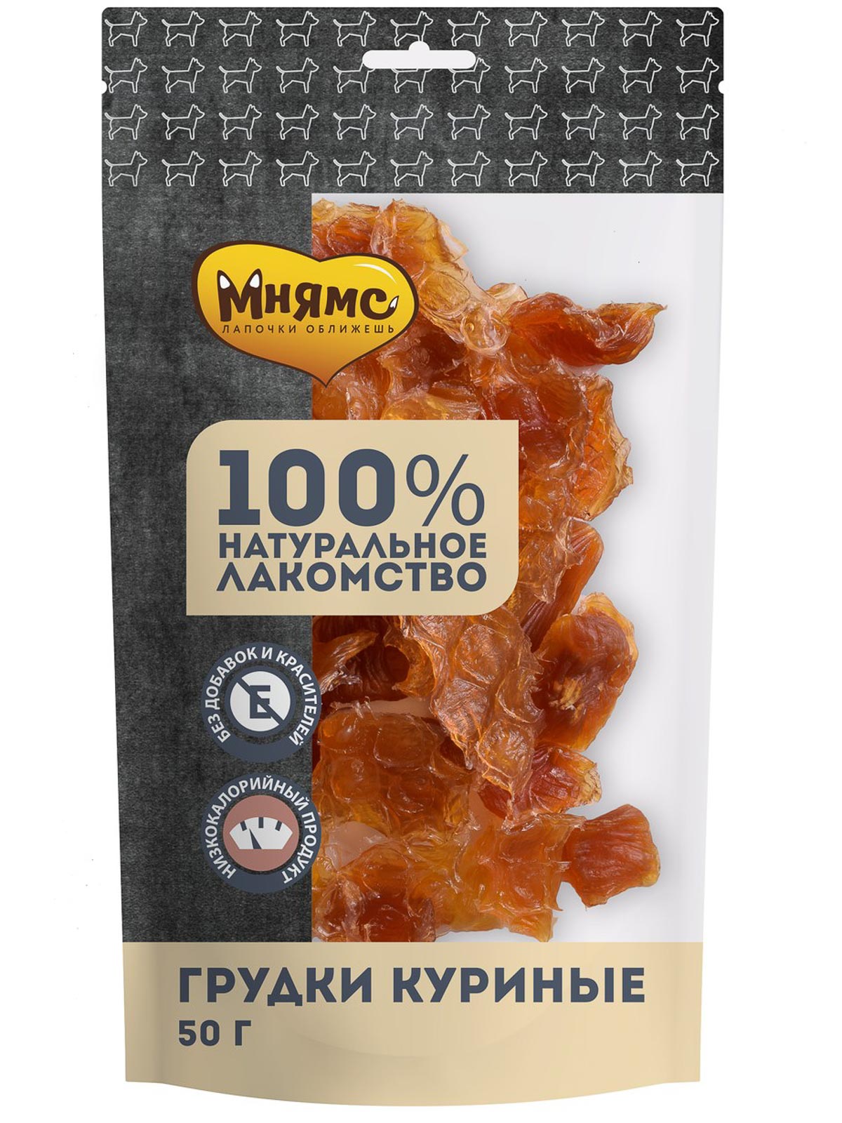 Лакомство Мнямс На каждый день для собак Грудки куриные 50 г