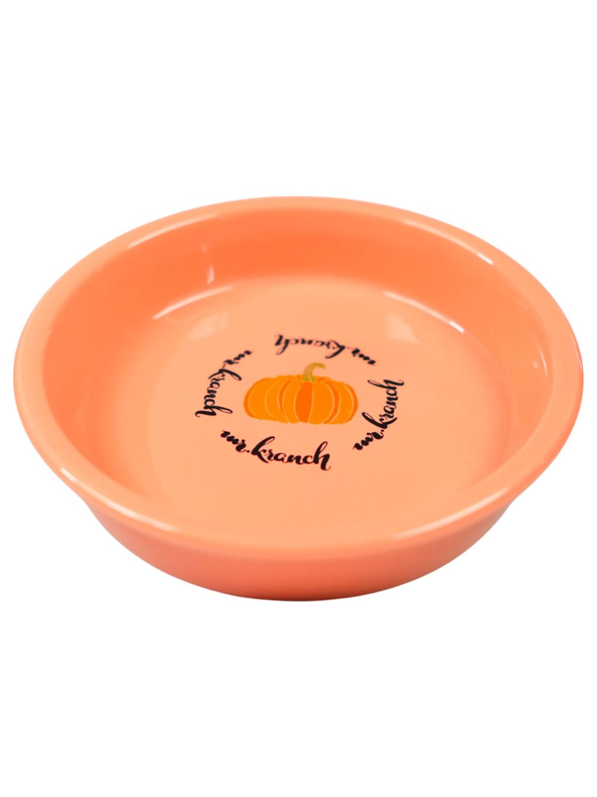 Миска для кошек керамическая "Mr. Kranch" Тыква персиковая 200 мл