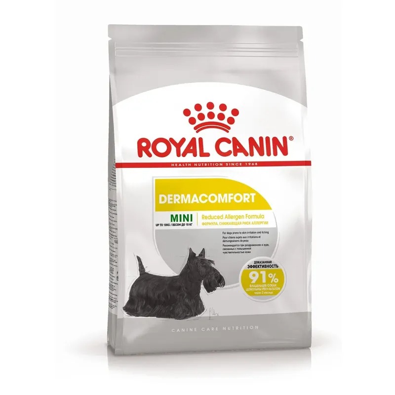 ROYAL CANIN Derma Корм для мелких собак при раздражениях и зуде кожи 3кг 4627150231519