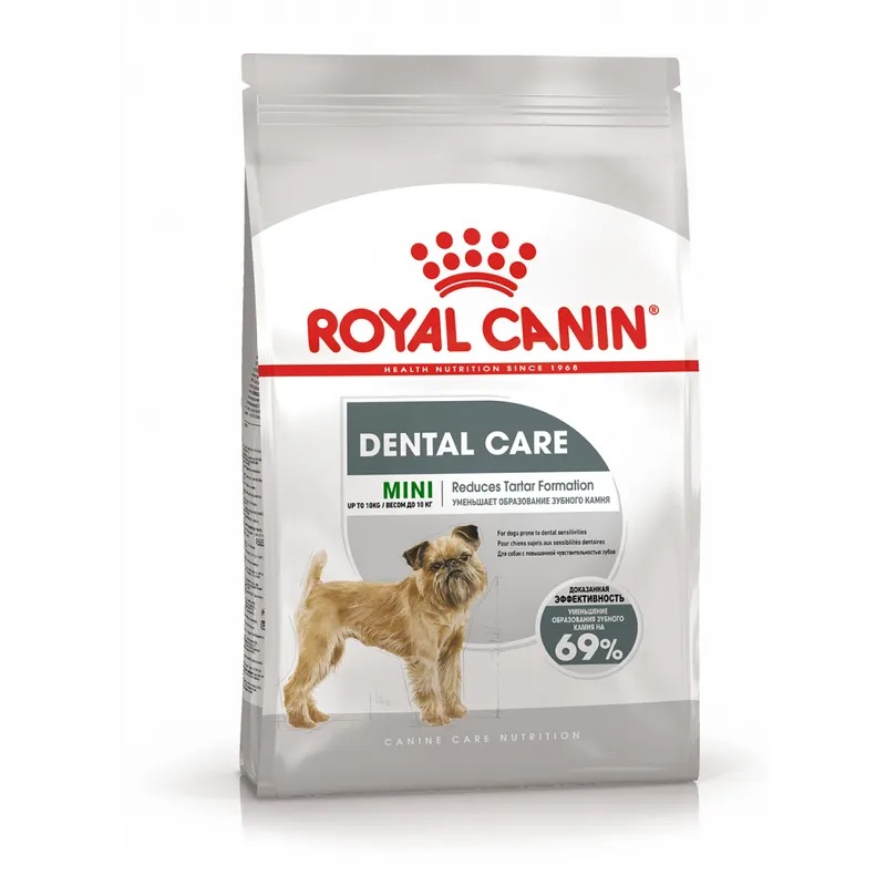 Royal Canin  Сухой корм для собак Mini Dental Care, повышенная чувствительность зубов 1 кг
