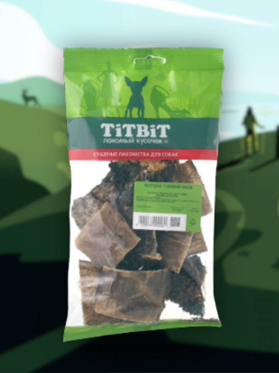 TiTBiT Лакомство Желудок говяжий 60 гр 4607029100245