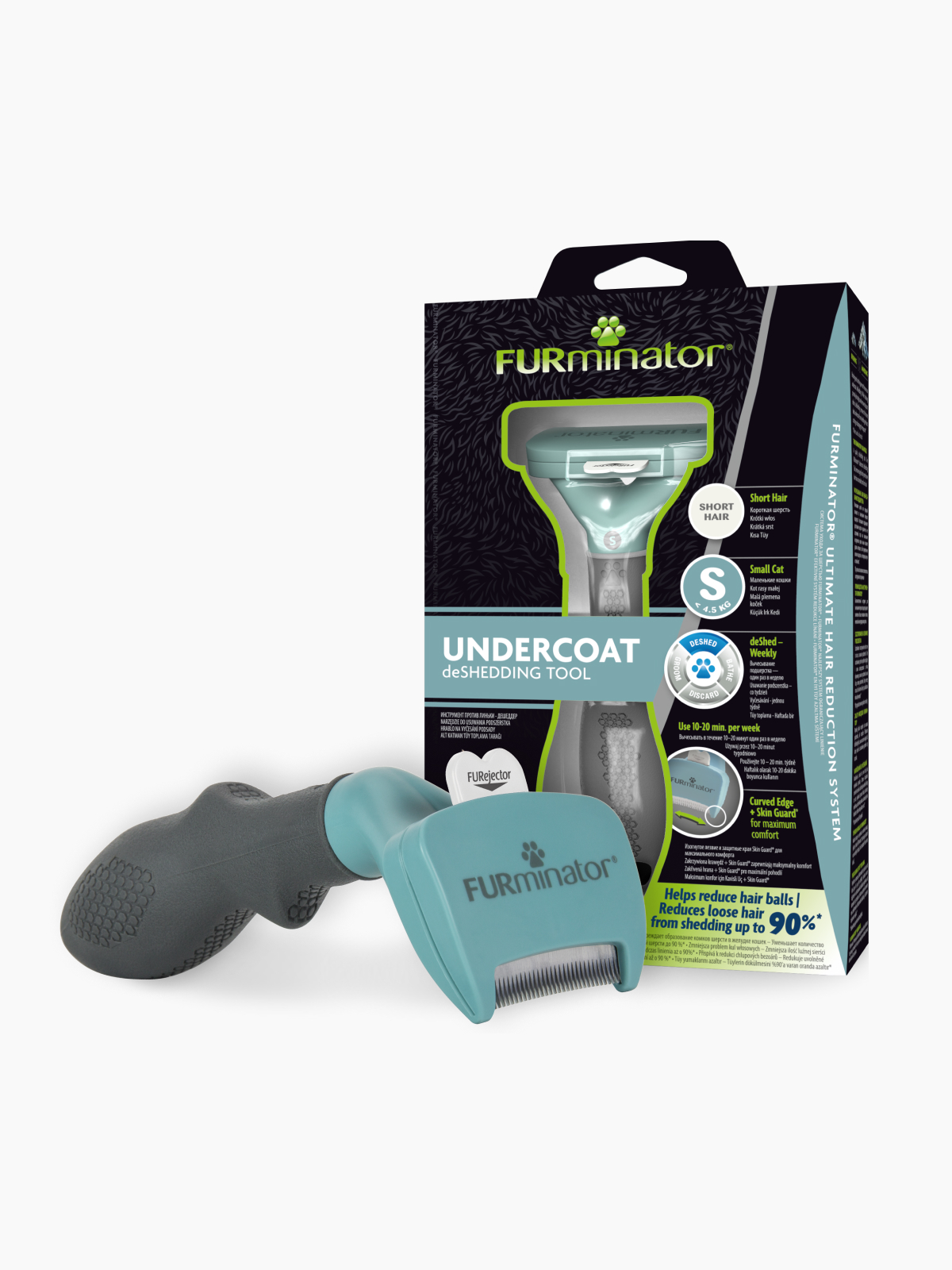 Фурминатор FURminator S для маленьких кошек c короткой шерстью