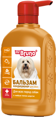 Mr.Bruno Бальзам-кондиционер Mr. Bruno для собак, 350 мл 4606982004409