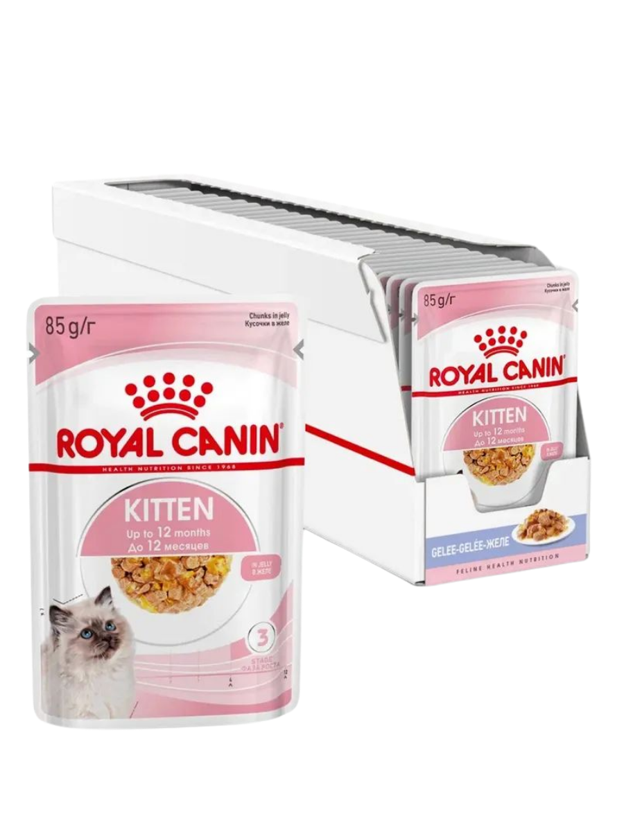 ROYAL CANIN Корм желе для котят до 12 месяцев 28шт-85гр