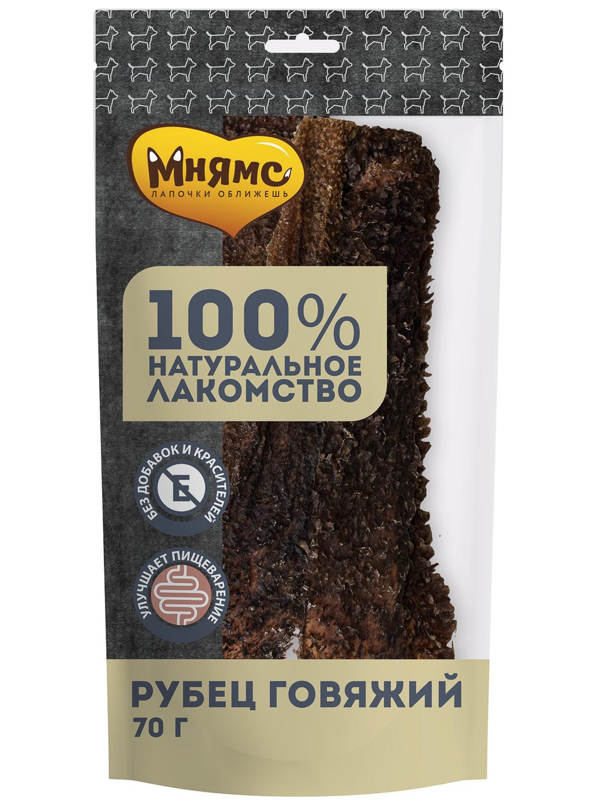 Лакомство Мнямс На каждый день для собак Рубец говяжий 70 г