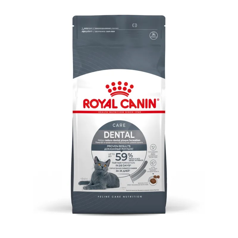 Royal Canin  Dental Care,  Сухой корм для кошек Дентал Кэа , уход за полостью рта 1,5 кг