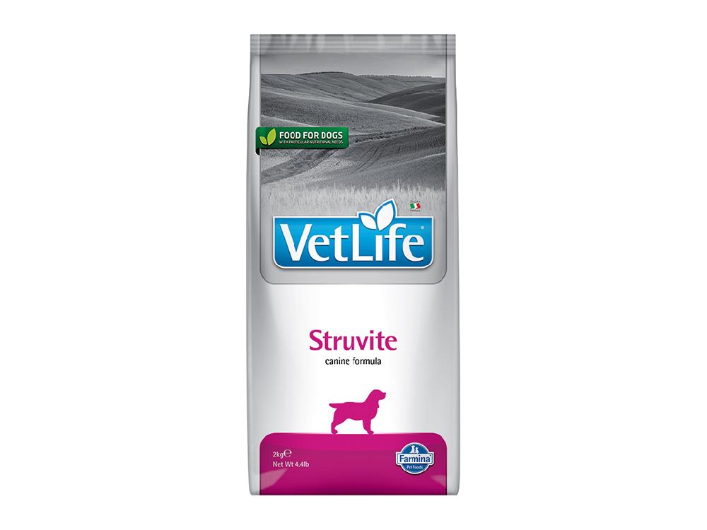Сухой корм для собак Farmina Vet life Struvite, при мочекаменной болезни, лечебный, ветеринарная диета, 2 кг