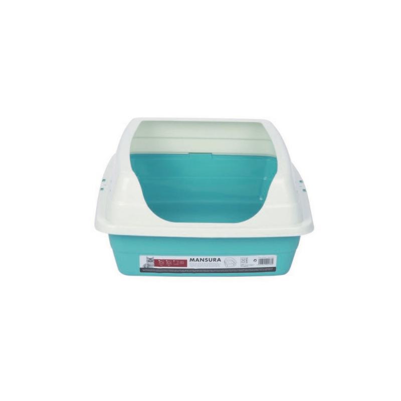 M-PETS MANSURA Туалет для кошек с бортиком, 49x39x18 см