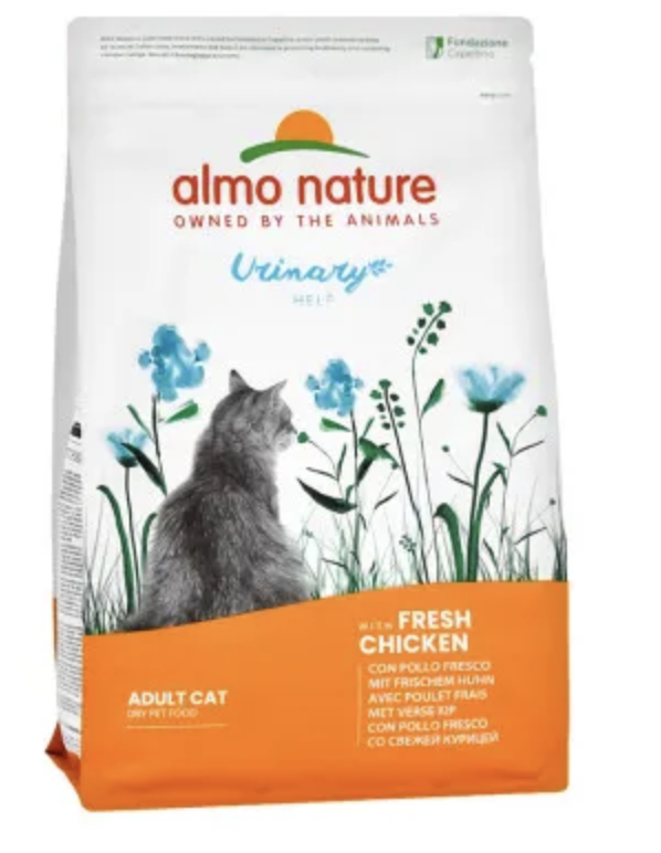 Сухой корм для кошек с курицей для профилактики МКБ Urinary 2 кг