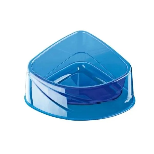 GEORPLAST CORNER LUX  Миска прозрачная угловая, пластик, 20х15х8см