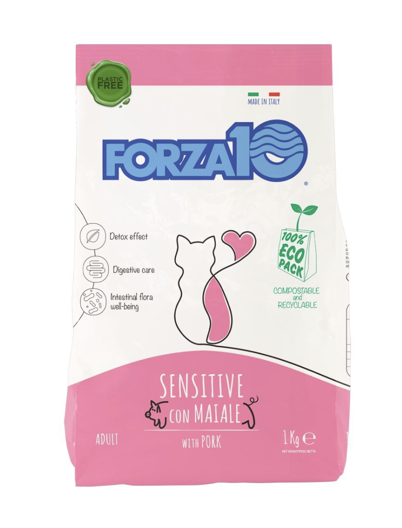 Сухой корм для кошек со свининой 1кг