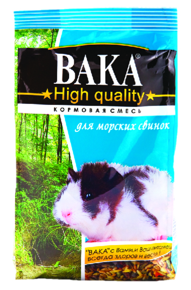 Кормовая смесь  Вака High Quality  для морских свинок, 500 гр.