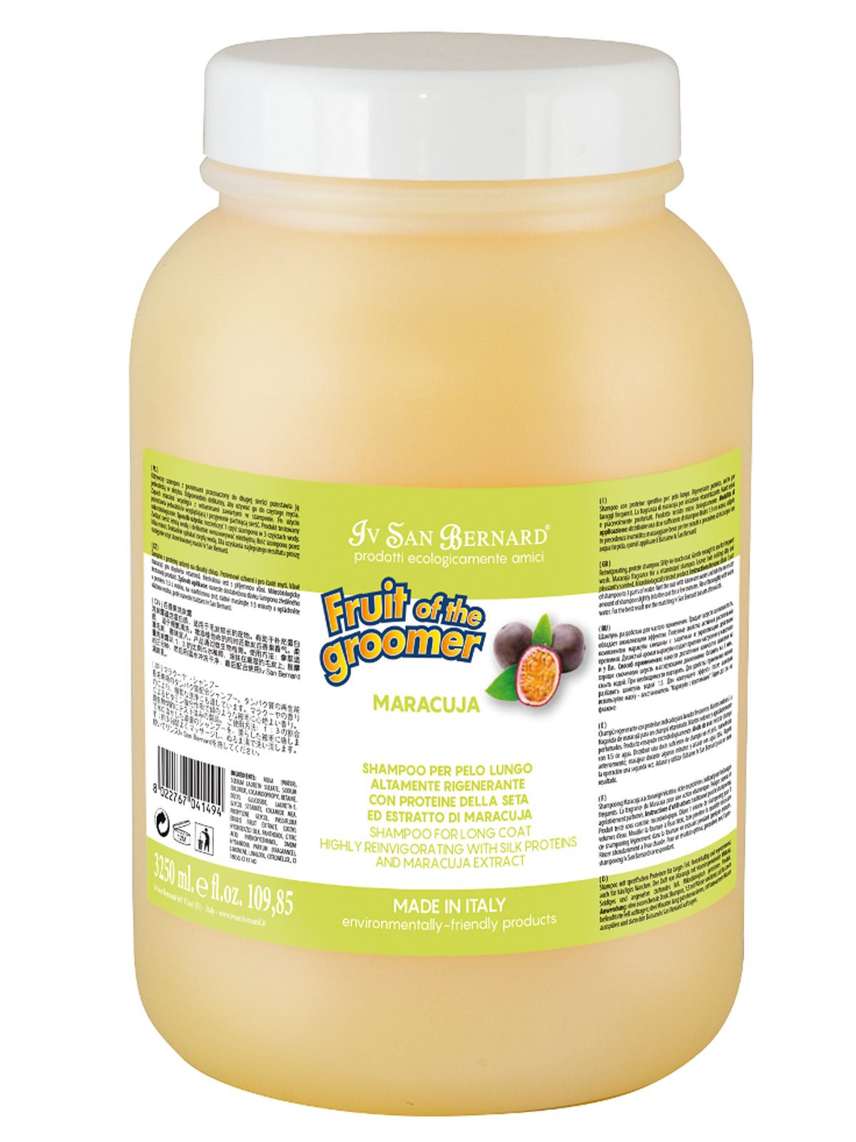 ISB  Fruit Шампунь для длинной шерсти с протеинами 3,25 л 8022767041494