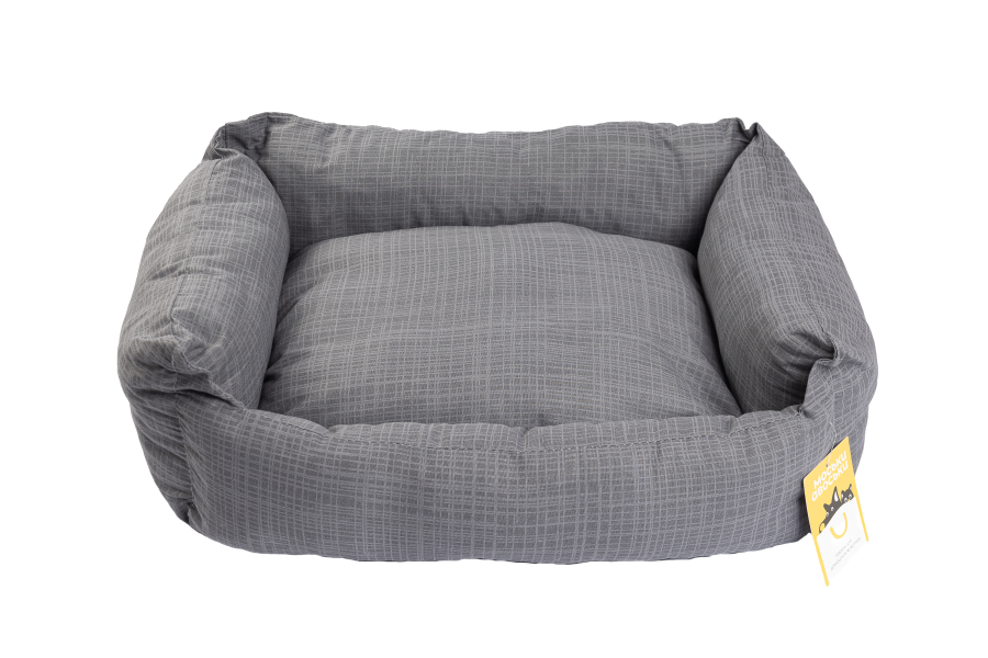 Моськи-Авоськи Лежанка СКАЗКА поплин ЛАВАНДА/СЕРЫЙ S 50х42х16