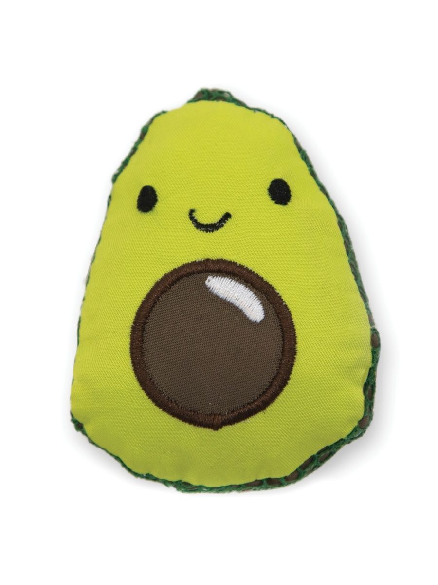 Petstages игрушка для кошек Dental "Авокадо" с кошачьей мятой, 8 см 700603678407