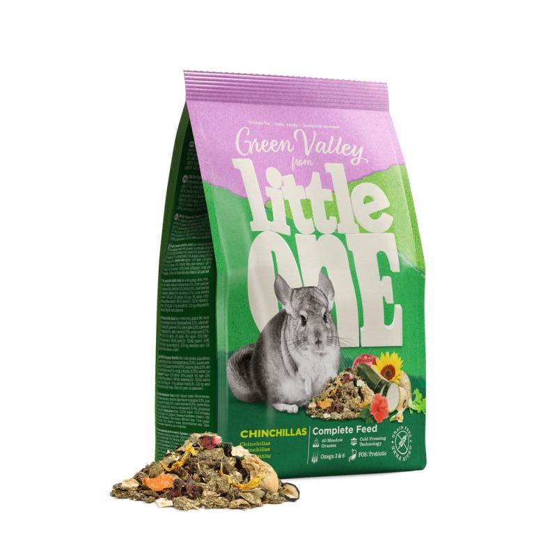LITTLE ONE Зеленая долина Корм для шиншилл из разнотравья 750 г