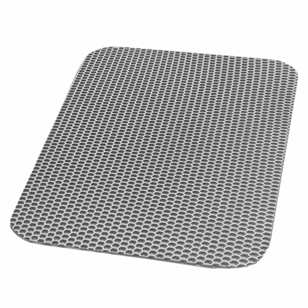 Зверьё моё Коврик для миски и лотка,серебро, 37х60см