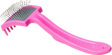 Пуходерка Зооник пластмассовая малая с каплей