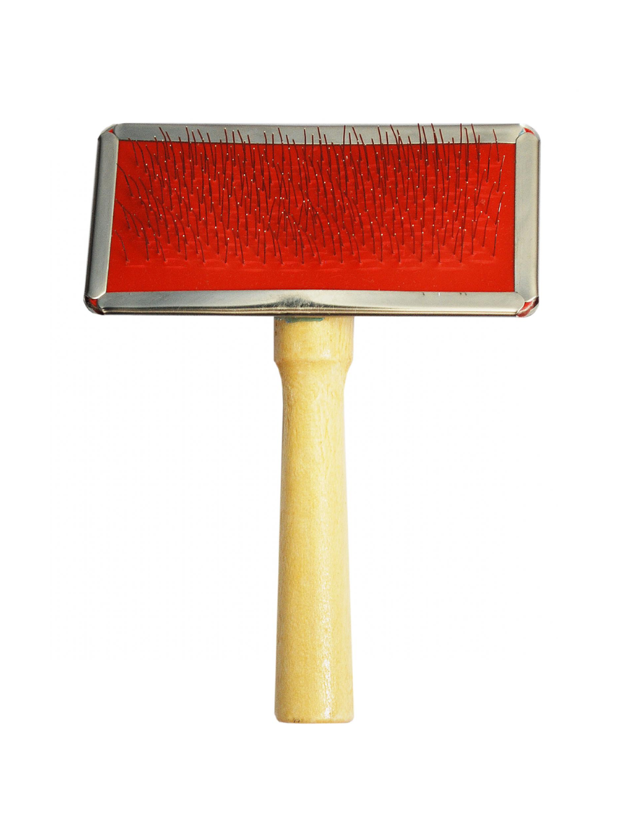 Щетка большая №1 для животных с металлическими зубьями, 18см х 12см