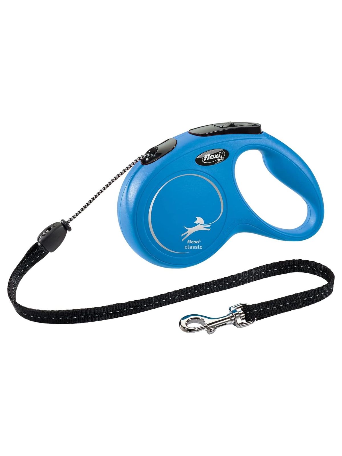 Flexi flexi рулетка New Classic M (до 20 кг) 5 м трос синяя 4000498022610