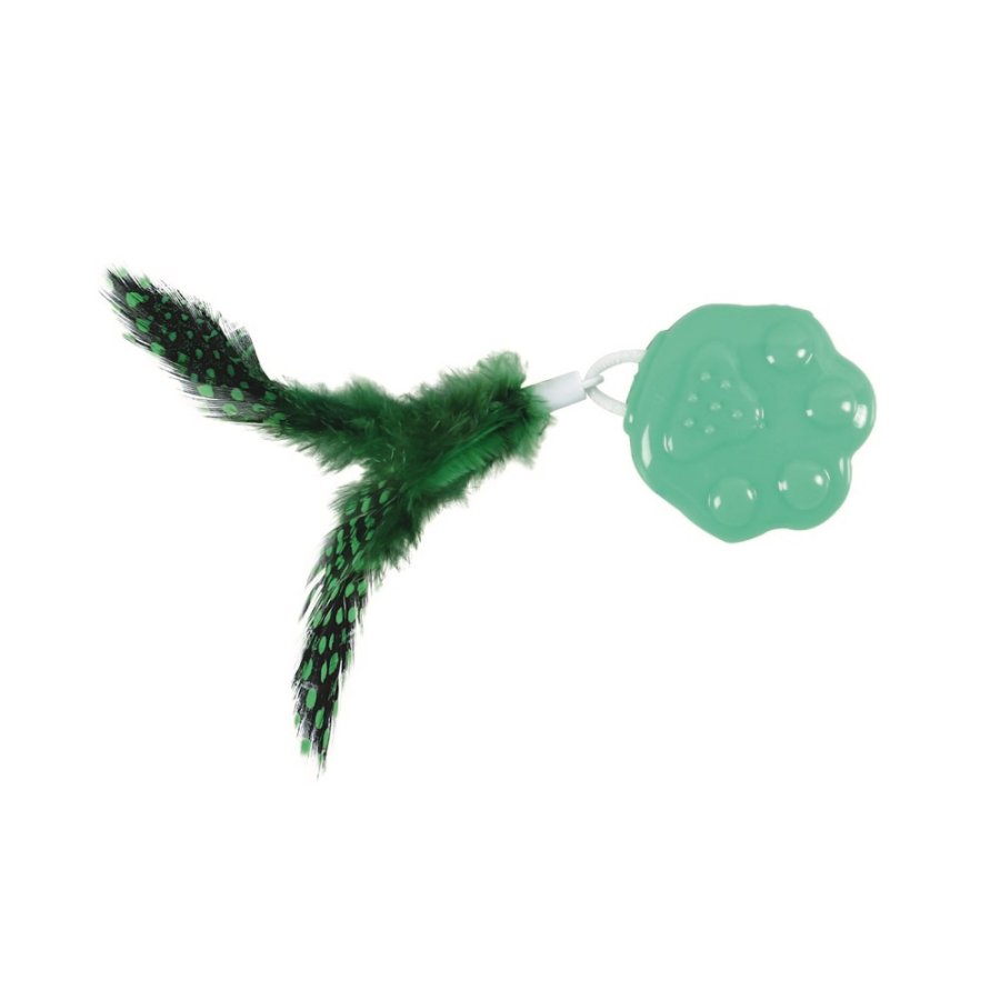 MPets M-PETS Игрушка для кошек с дозатором для угощений Лапка с кошачьей мятой