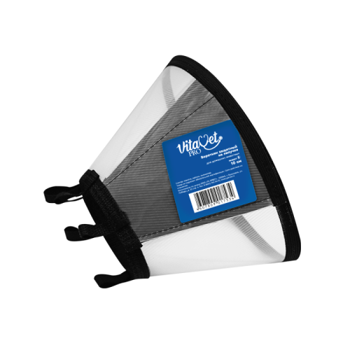 Воротник VitaVet PRO защитный, на липучке, размер 2, высота 10 см