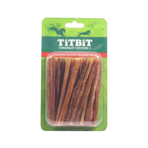 Кишки бараньи TitBit Б2-М, сушеное лакомство для собак, 60 г
