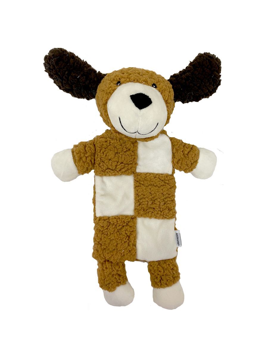 Aromadog Игрушка AROMADOG Rescue для собак Собачка 33 см с 3 пищалками, рыжая