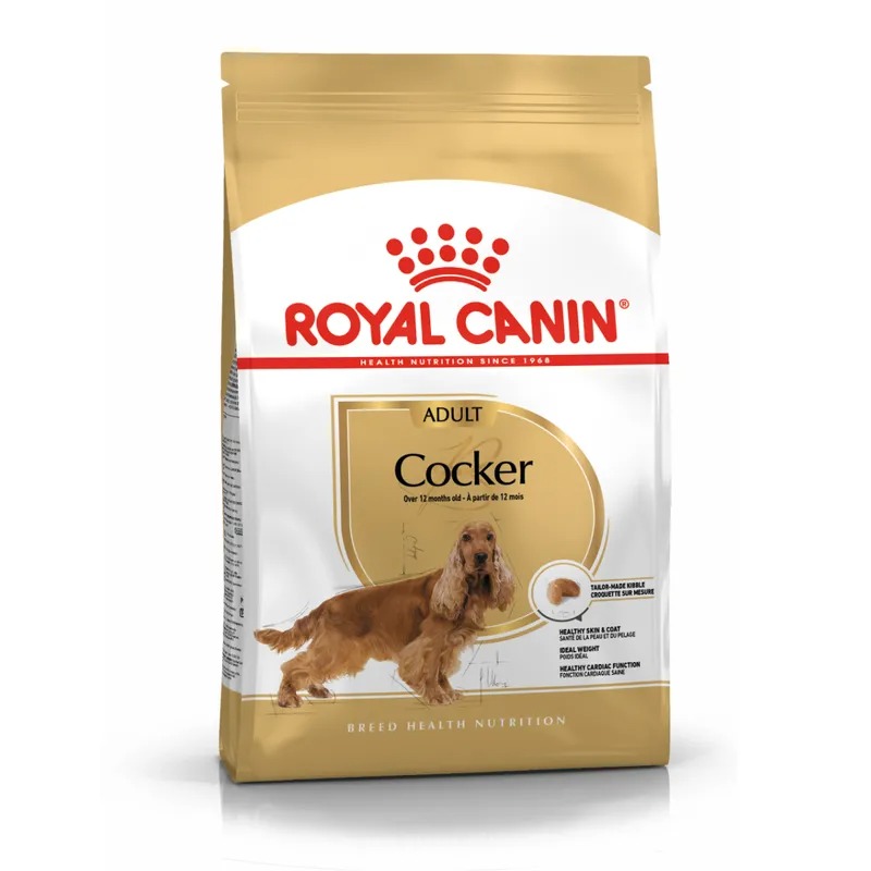 Royal Canin Cocker Adult Сухой корм для собак  для породы Кокер Спаниель 3 кг