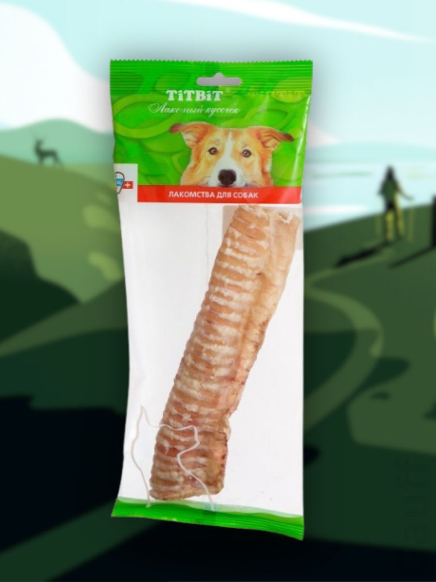 TiTBiT Лакомство Трахея говяжья 64 гр 4607029100320