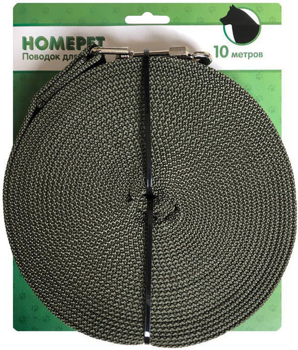 HOMEPET 25 ммх10 м поводок для собак стропа с карабином