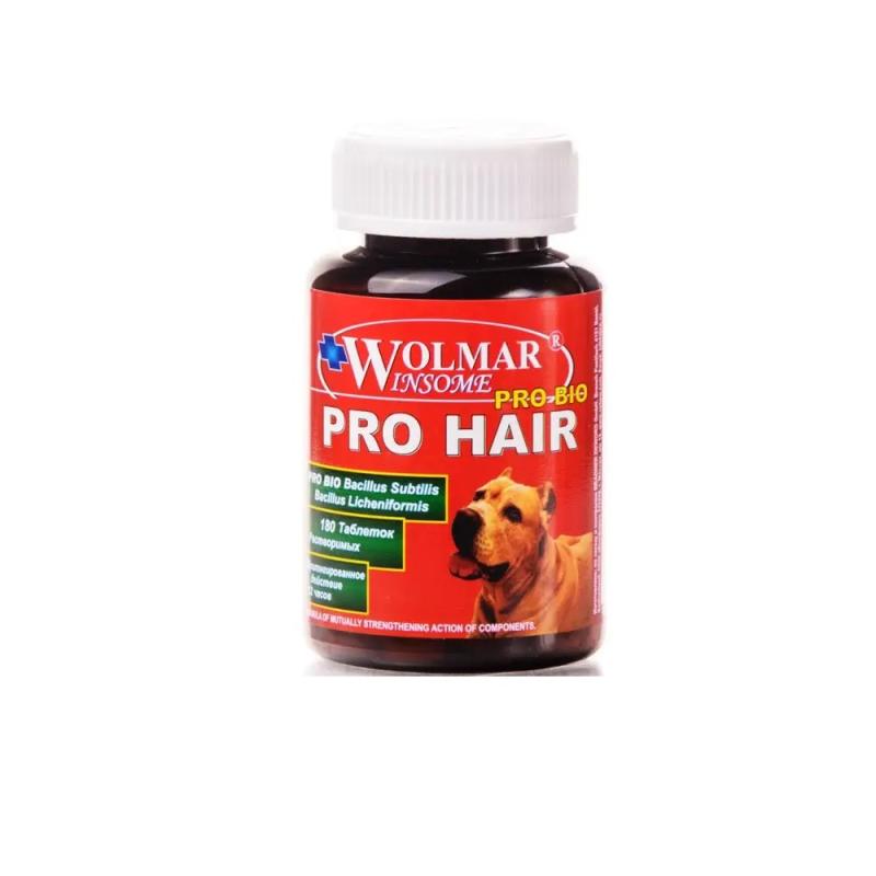 WOLMAR WINSOME Wolmar Winsome Pro Bio Pro Hair для собак для кожи и шерсти, таблетки, № 180