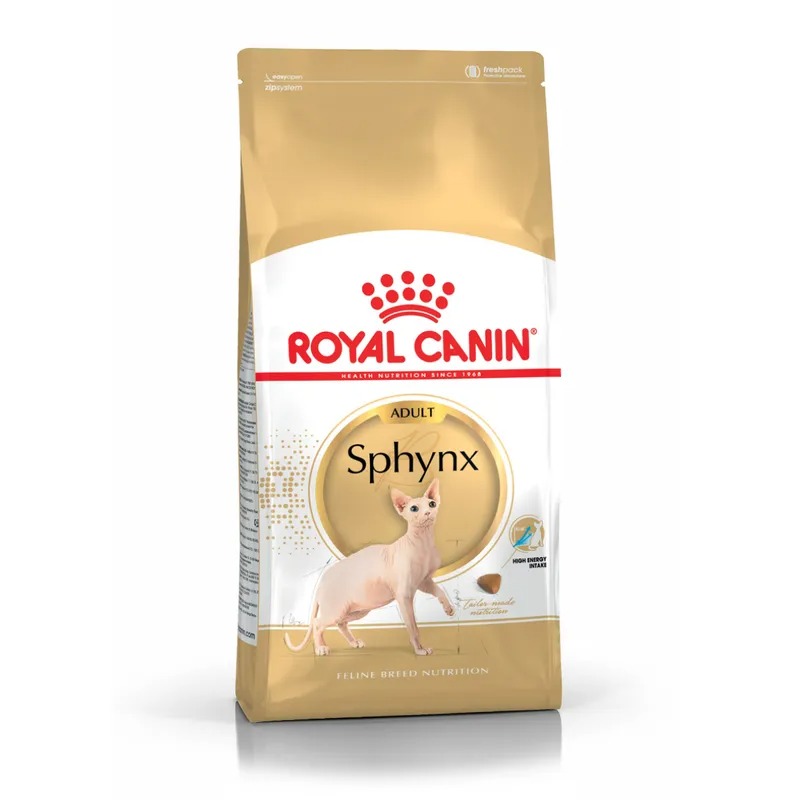 ROYAL CANIN Sphynx сухой корм для взрослых кошек породы Сфинкс 400 гр 4627109382415