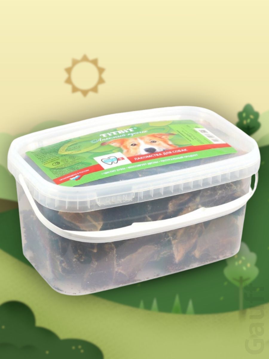 TiTBiT Лакомство Рубец говяжий 500 гр 4690538021521