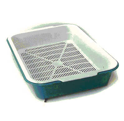 Туалет для кошек  Адам  с сеткой высокие ножки