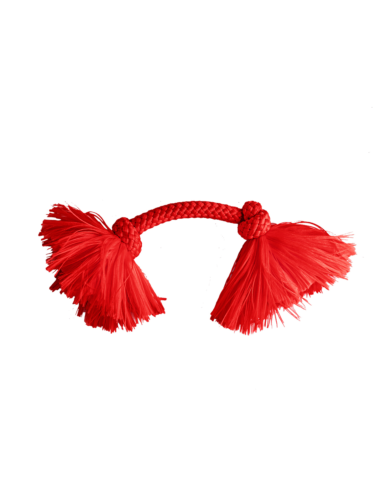 Playology жевательный канат DRI-TECH ROPE для собак мелких пород с ароматом говядины, маленький, цвет красный