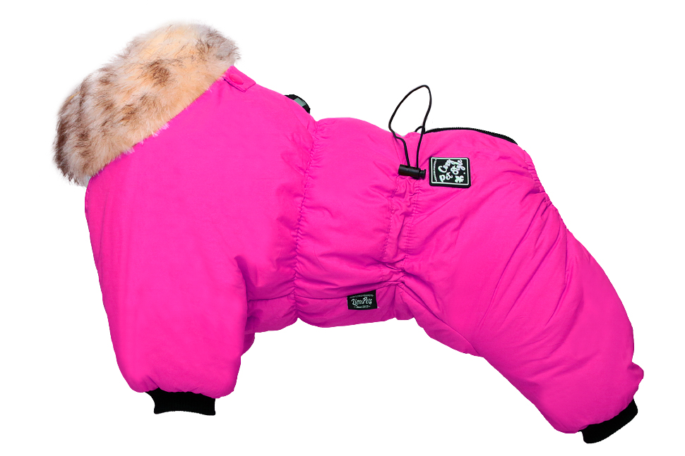 LionPets Комбинезон для собак Lion Nice-Style SLPK135 на девочку, цвет: фуксия (Размер M (спинка 31 см, обхват шеи 22-29 см, обхват груди 34-42 см))