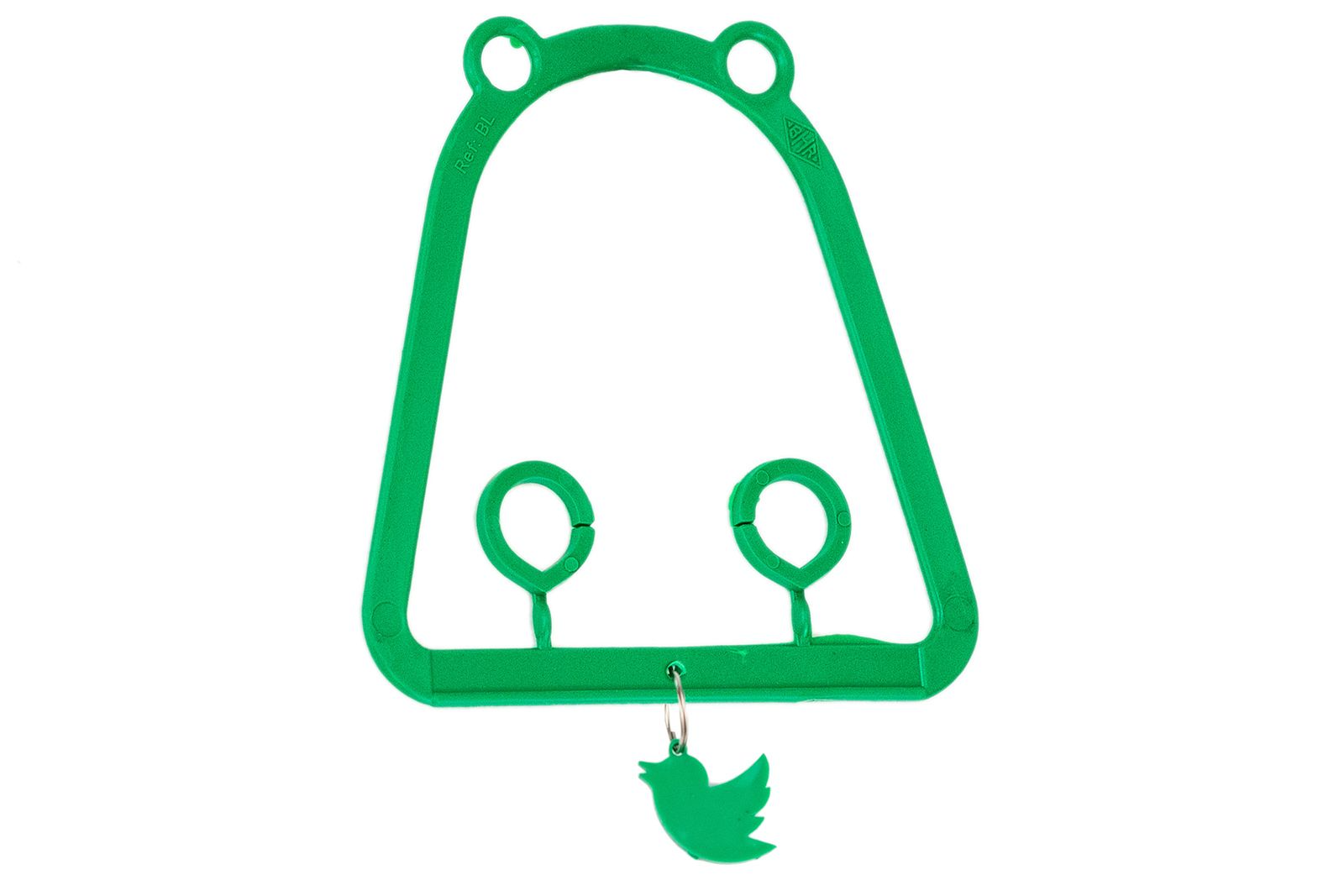 Качели для птиц с подвесом "HOMEPET" изумрудные, 9,5 см х 9,5 см