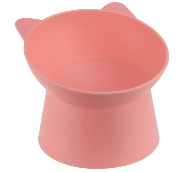 Миска пластиковая для животных КОТ 0,2л коралловая