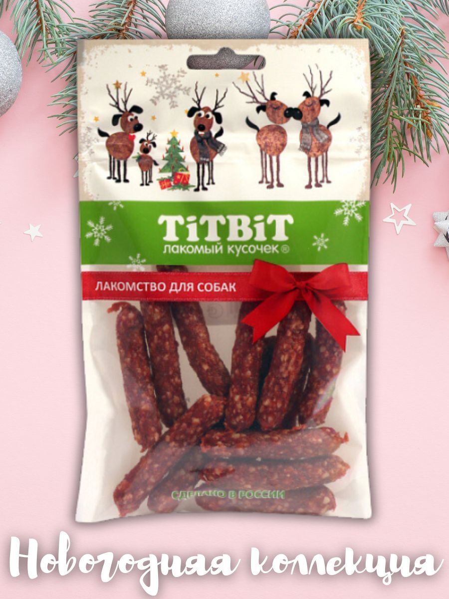 TiTBiT Колбаски Венгерские для собак 80 г