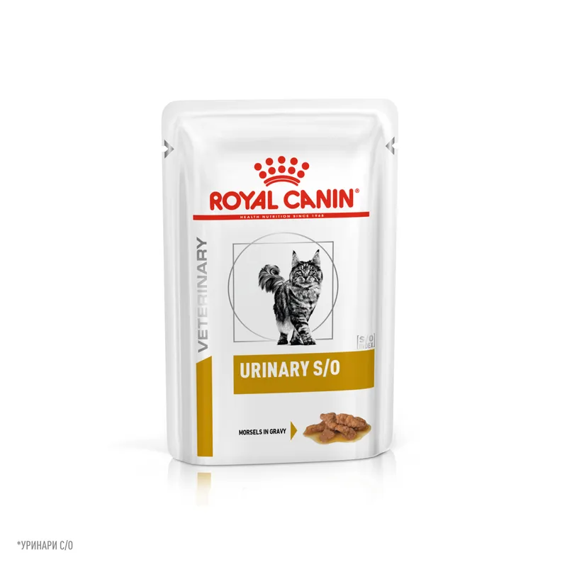 Влажный корм Royal Canin Urinary S/O для кошек при мочекаменной болезни 85гр