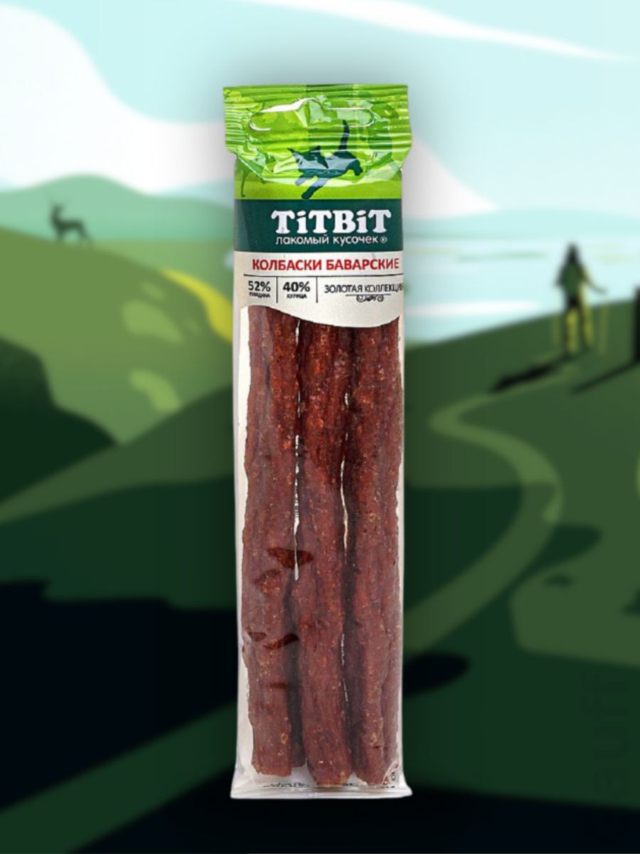 TiTBiT Лакомство Колбаски Баварские для собак 35 гр 4690538018934