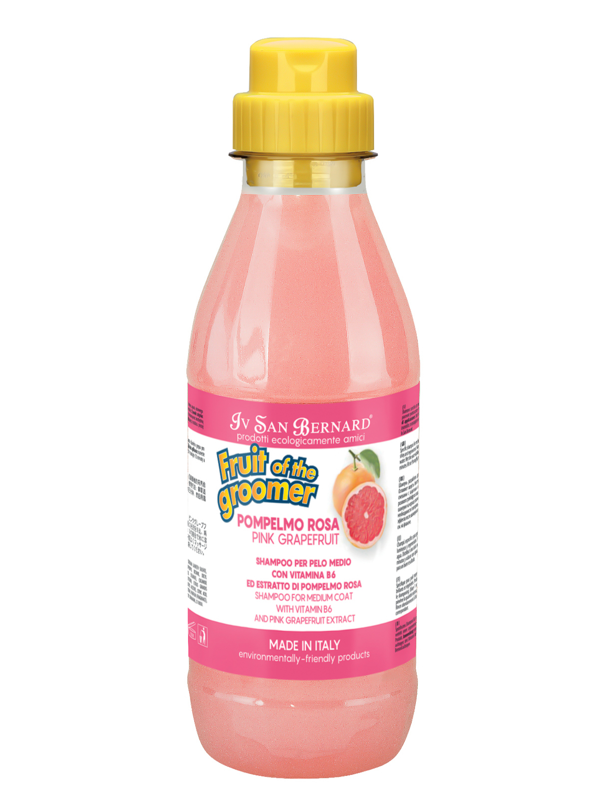 ISB  Grapefruit Шампунь для шерсти средней длины 500 мл 8022767041531