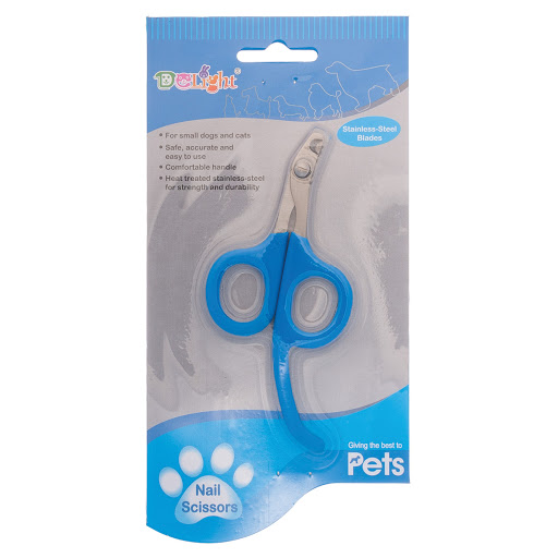 Когтерез-ножницы DeLIGHT малый с упором  3904 /24/