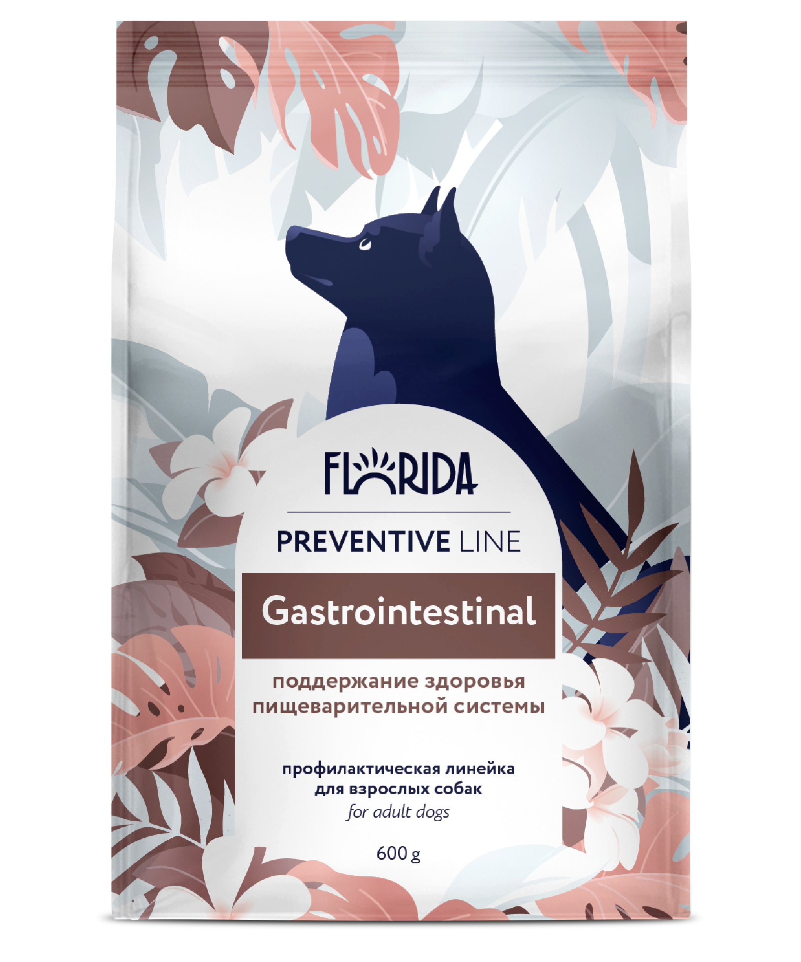 FLORIDA. FLORIDA Gastrointestinal Сухой корм для собак с курицей 600г 0464020167716 4640201670761