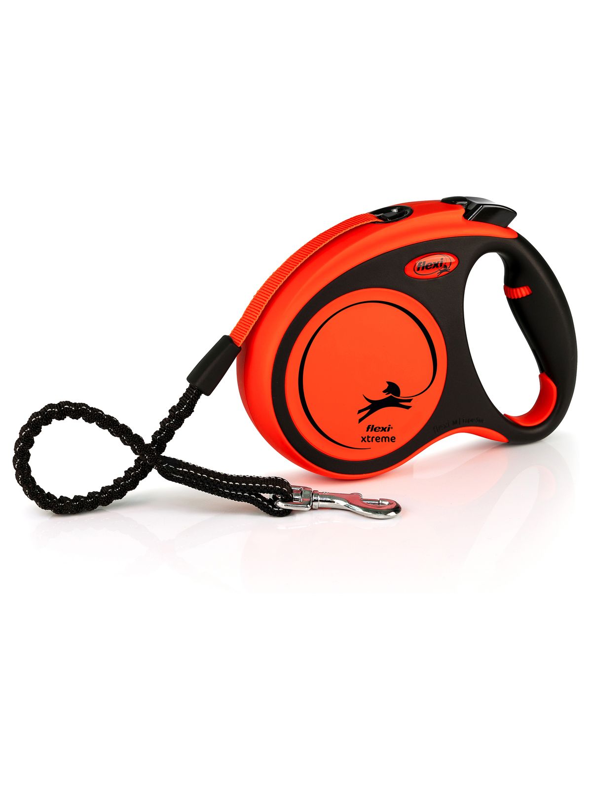 Flexi flexi рулетка Xtreme M (до 35 кг) 5 м лента оранжевая