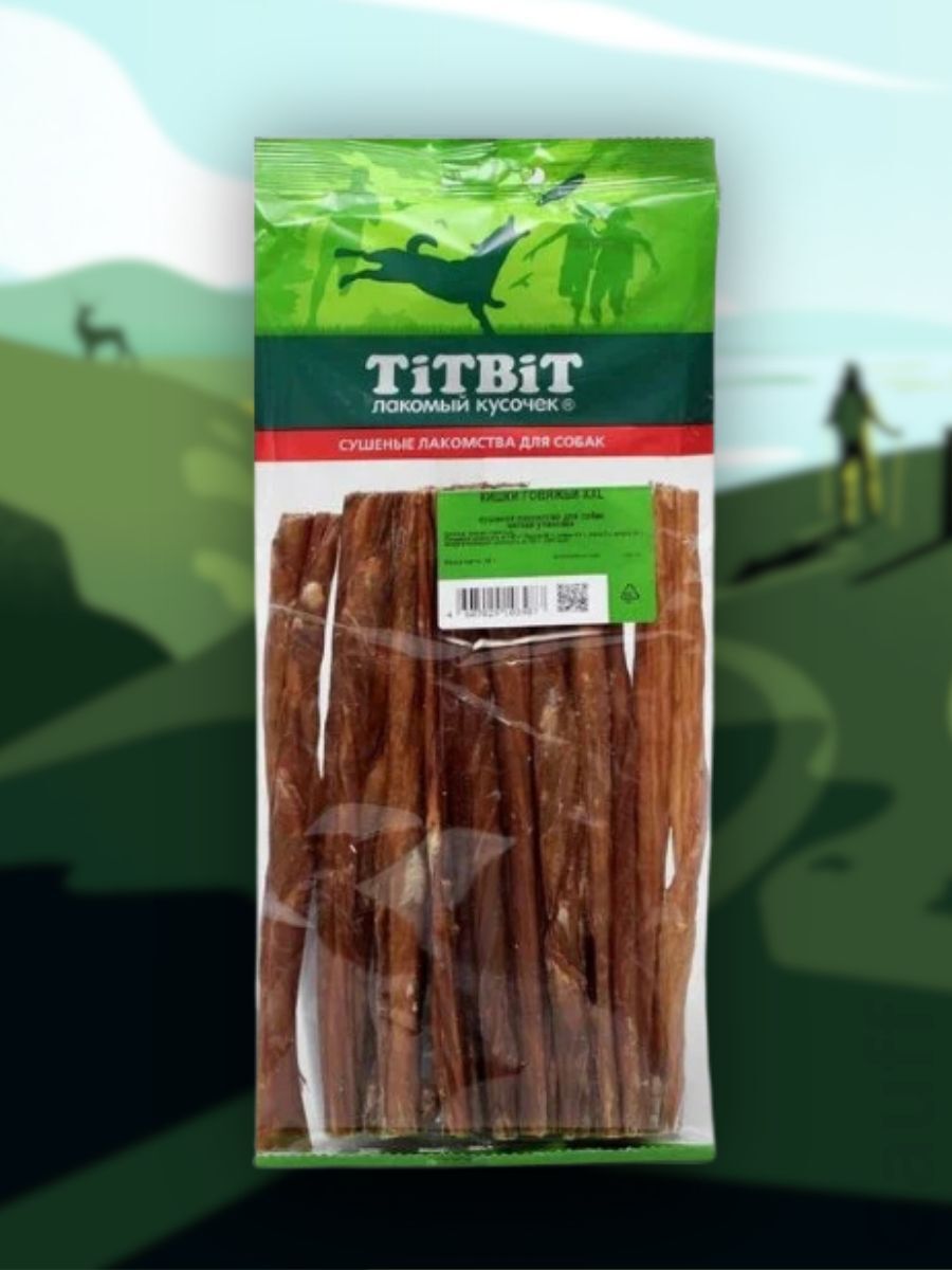 TiTBiT Лакомство Кишки говяжьи XXL 60 гр 4607029103987