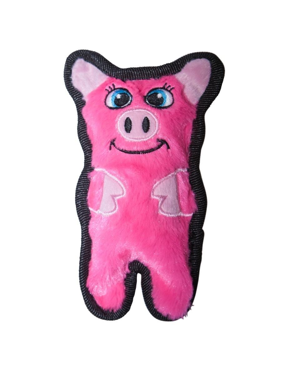 OutwardHound игрушка для собак Invinc Mini Свинка без наполнителя с пищалками 12 см