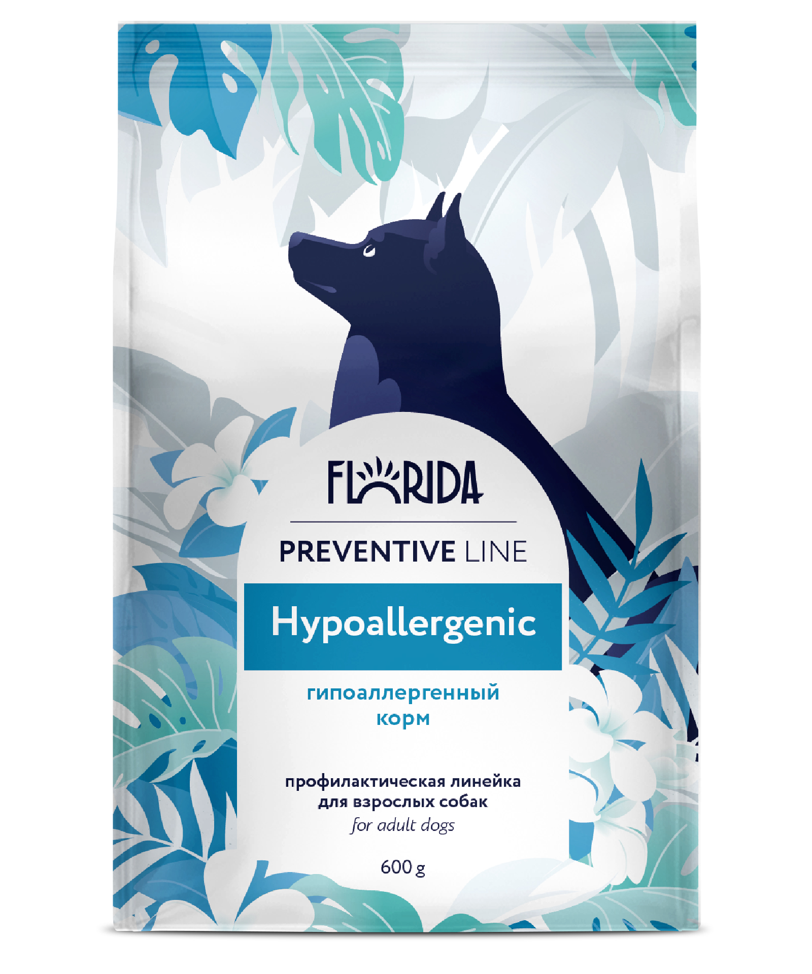 FLORIDA. Hypoallergenic Сухой корм для собак с индейкой 600 грамм 4640201670785