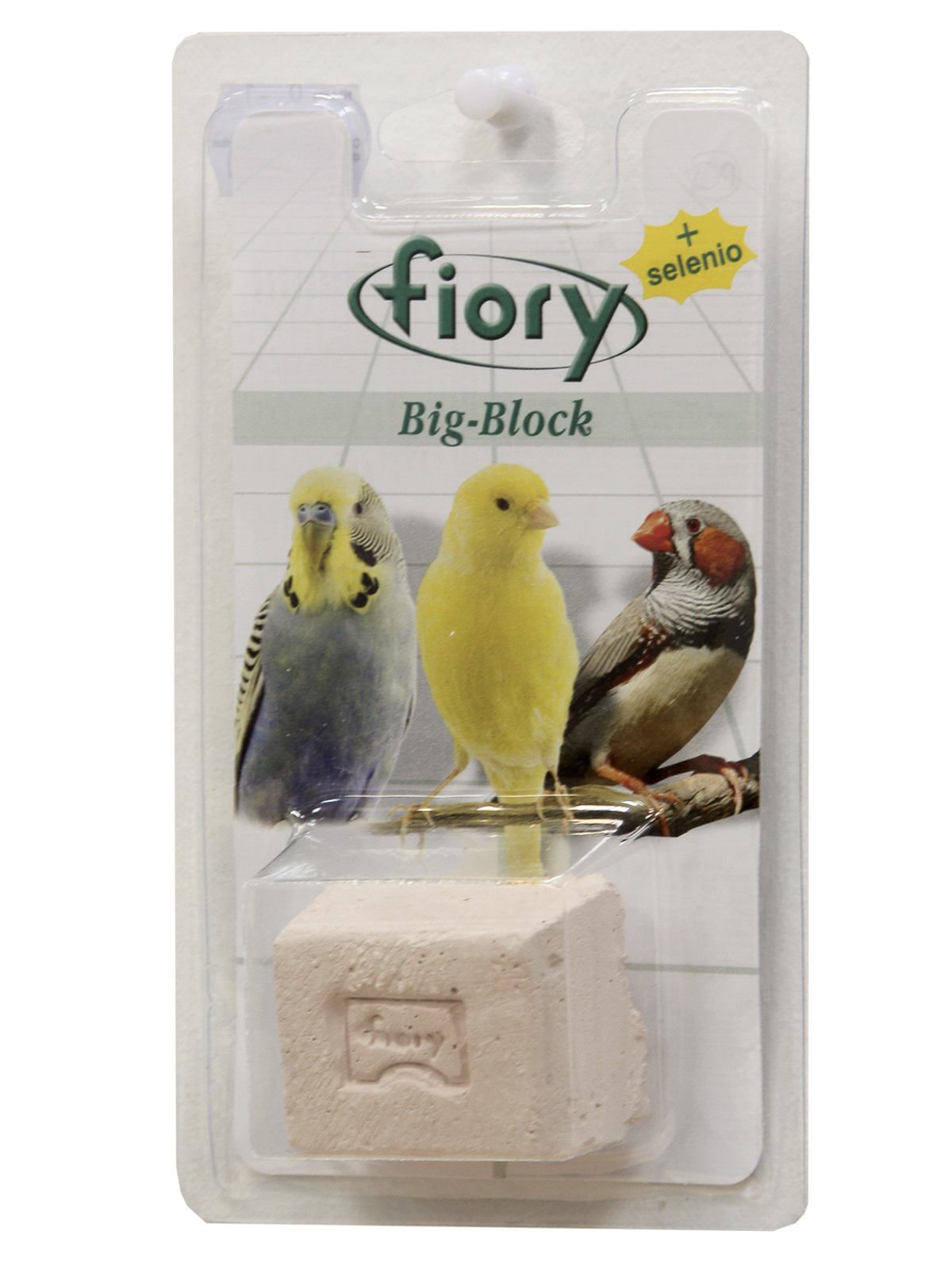 Био-камень Fiory Big-Block для птиц, с селеном 100 г